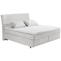 Boxspringbett Marbella Silbergrau Liegefläche B/L: ca. 180x200 cm Marbella - Silbergrau (185,00/126,00/216,00cm)