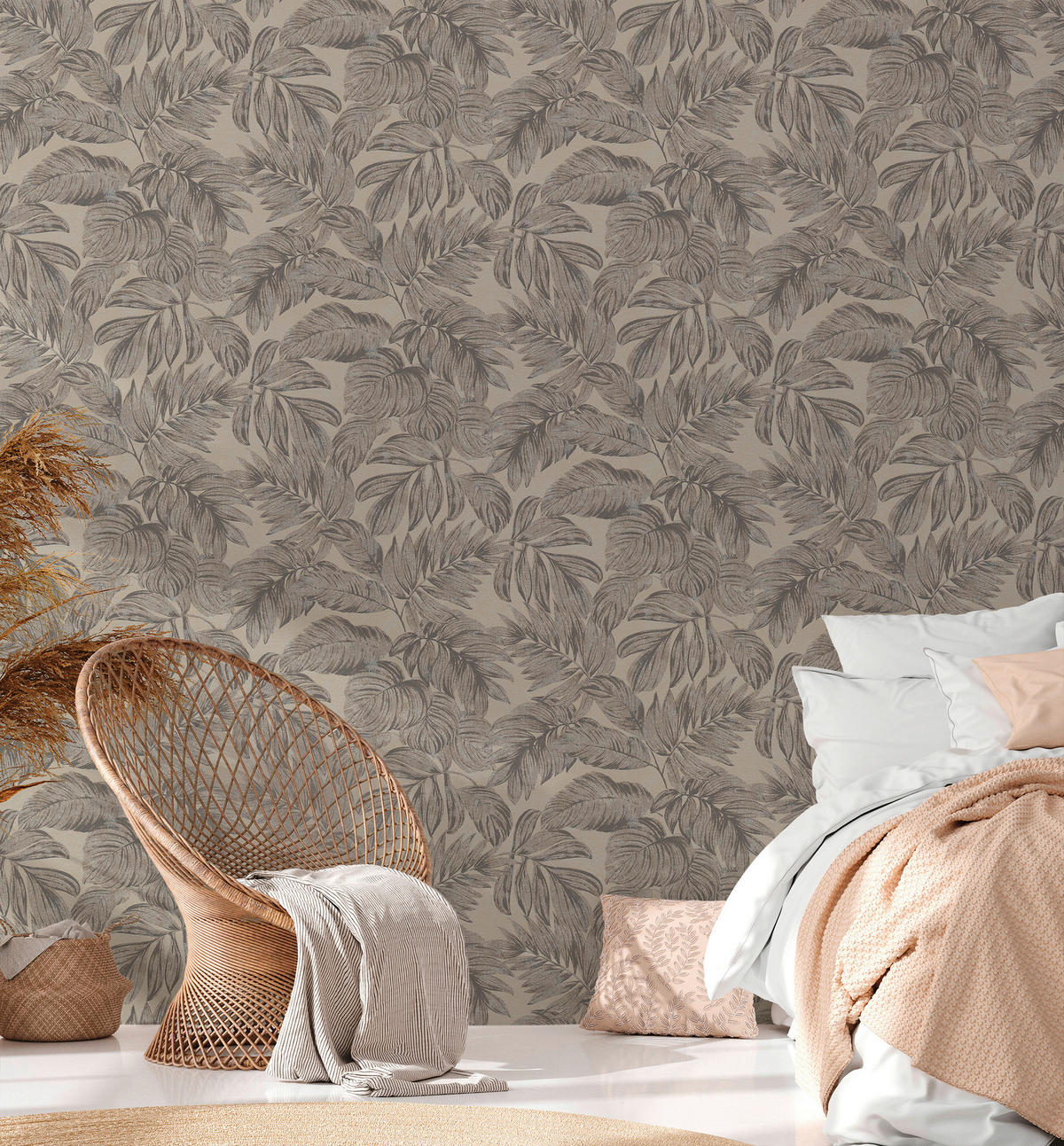 A.S.Creation Vliestapete beige grau B/H/D: ca. 53x1005x10 cm Vliestapete - beige/grau (10,00/1005,00cm) - A.S.Creation