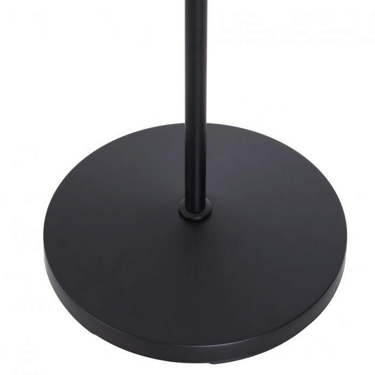 HOMCOM Stehleuchte B31-112BK schwarz Holz Metall B/H/L: ca. 30x155x54 cm E27 1 Brennstellen Stehleuchte B31-112BK - schwarz (54,00/30,00/155,00cm) - HOMCOM