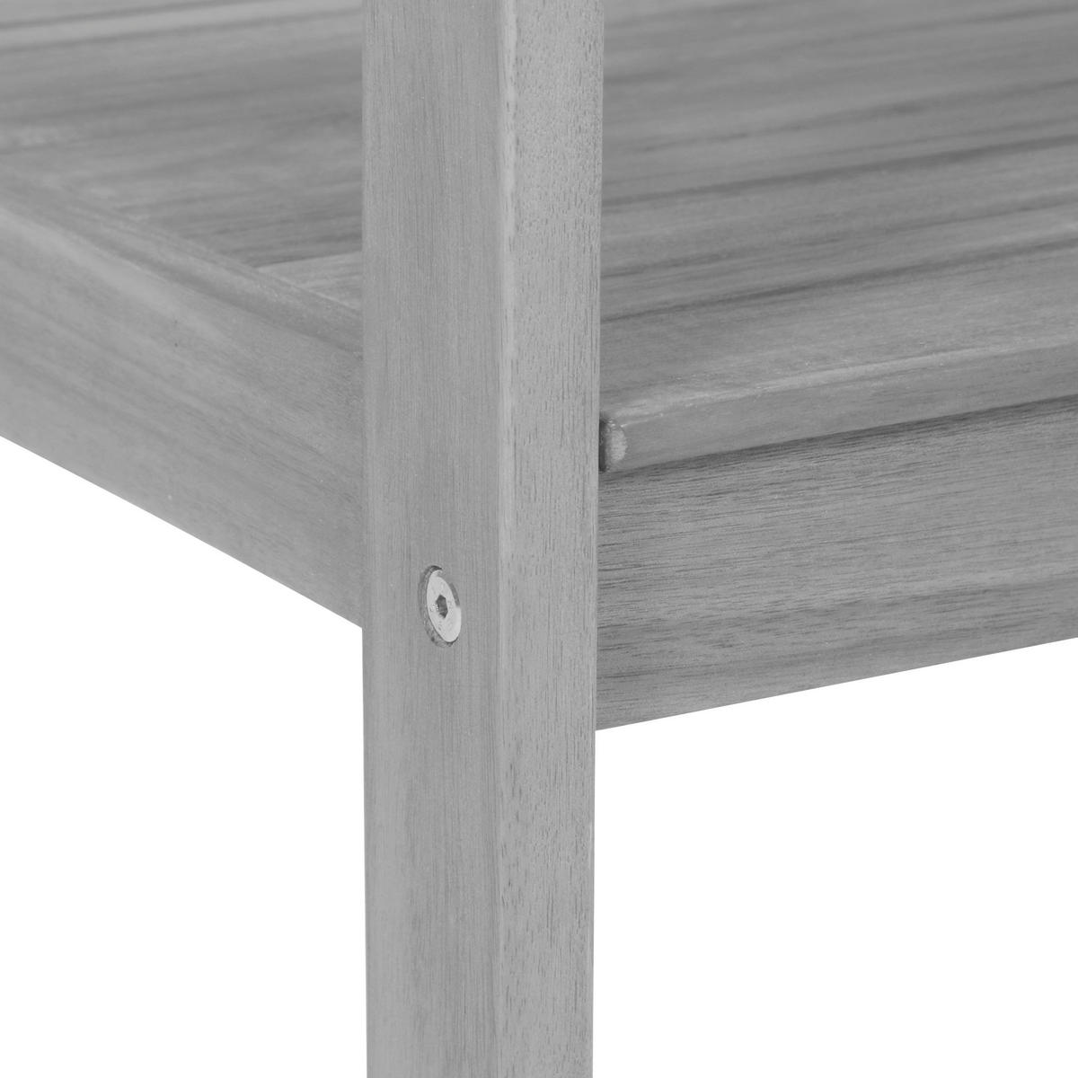 Greemotion Gartenbank Maui grau Akazie B/H/L: ca. 115x14x59 cm Maui - grau (59,00/115,00/14,00cm) - Greemotion