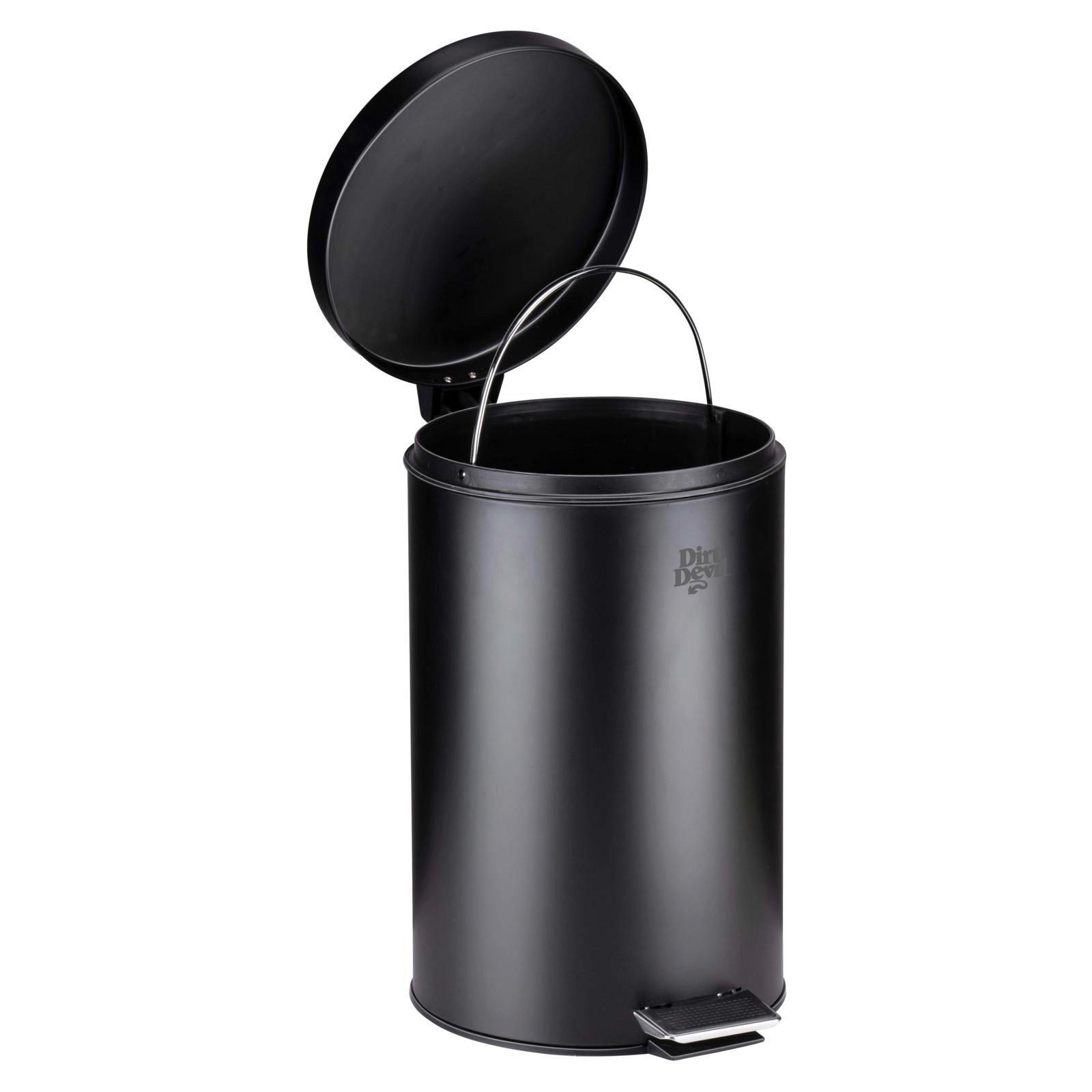 Dirt Devil Treteimer schwarz Stahl H: ca. 40 cm Treteimer 12l - schwarz (40,00cm) - Dirt Devil