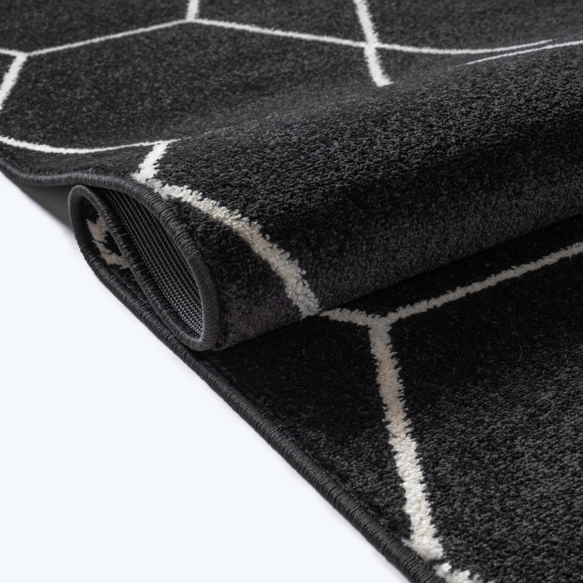 Sanat Teppich Trellis schwarz B/L: ca. 160x230 cm Trellis - schwarz (160,00/230,00cm) - Sanat