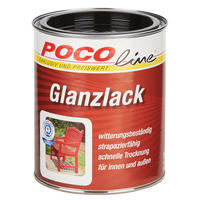 POCOline Acyl Buntlack tiefschwarz glänzend ca. 0,75 l Glanzlack_Acryl_2in1 750ml - tiefschwarz (750ml) - POCOline