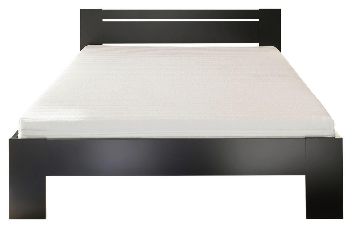 Futonbett Cannes schwarz Liegefläche B/L: ca. 140x200 cm Cannes - schwarz (145,00/71,00/204,00cm)