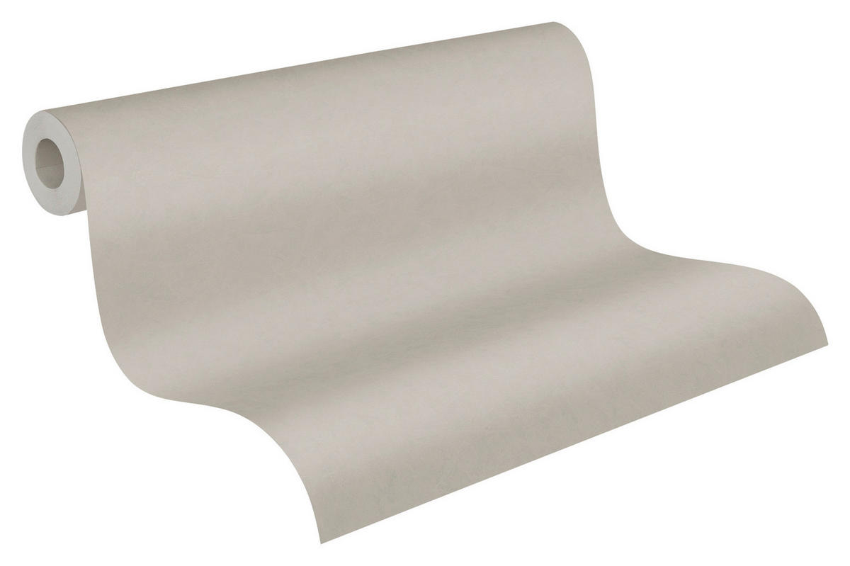 A.S.Creation Vliestapete New Life Uni grau B/L: ca. 53x1005 cm New Life - grau (53,00/1005,00cm) - A.S.Creation