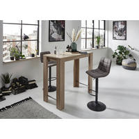 Essgruppe Yvonne Eiche grau Metall B/H/T: ca. 120x108x58 cm Yvonne - Eiche/grau (120,00/108,00/58,00cm) - Hela