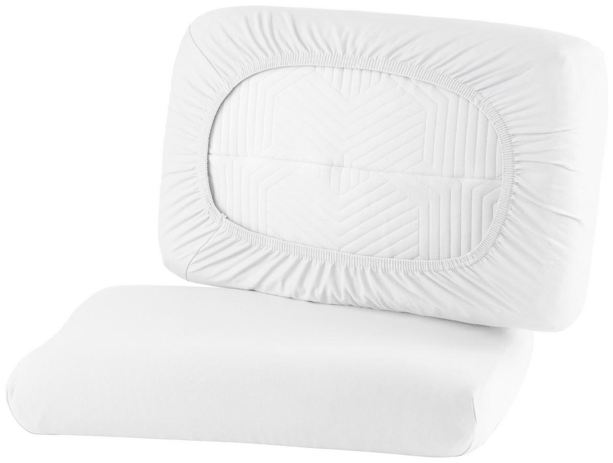 Kissenbezug Univ.-Kissenbezug_2erPack weiß - weiß (45,00/65,00cm)