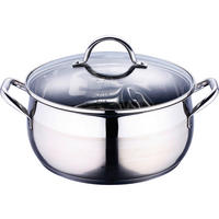 BERGNER Kochtopf GOURMET silber Edelstahl B/H/L: ca. 29,6x15,5x39 cm GOURMET - silber (39,00/29,60/15,50cm) - BERGNER
