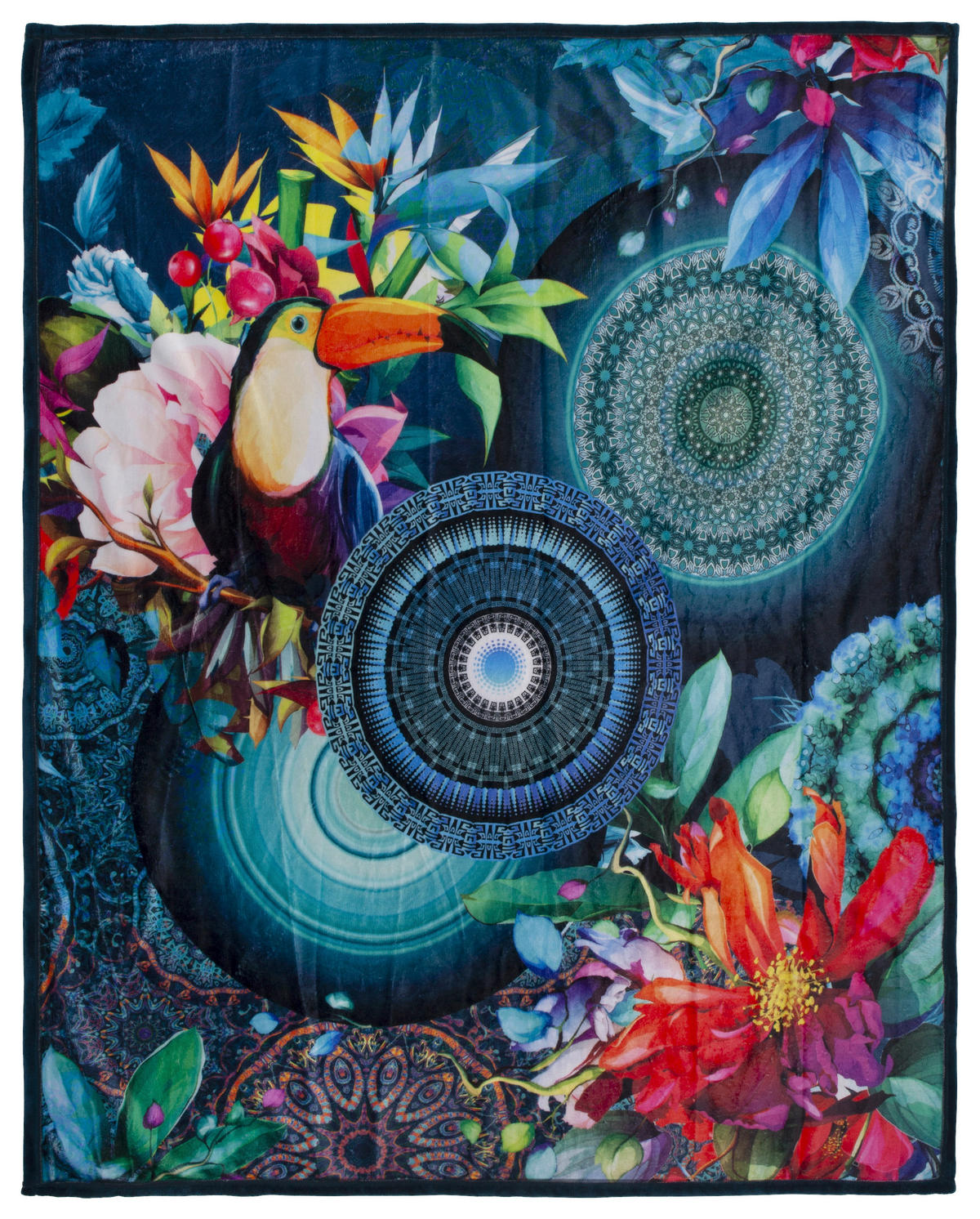 Wohndecke Cailani Polysamt Cailani - Multi (130,00/160,00cm) - HIP