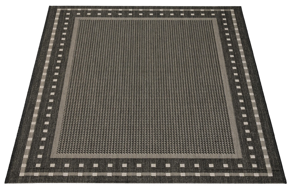 Webteppich Ambiente schwarz B/L: ca. 80x150 cm Ambiente - schwarz (80,00/150,00cm)