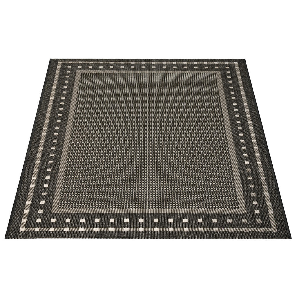 Thumbnail - In-/Outdoor-Teppich Ambiente schwarz B/L: ca. 60x110 cm