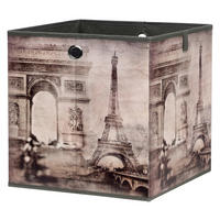 Motivbox Paris dunkelbeige B/H/T: ca. 32x32x32 cm Paris - dunkelbeige (32,00/32,00/32,00cm)