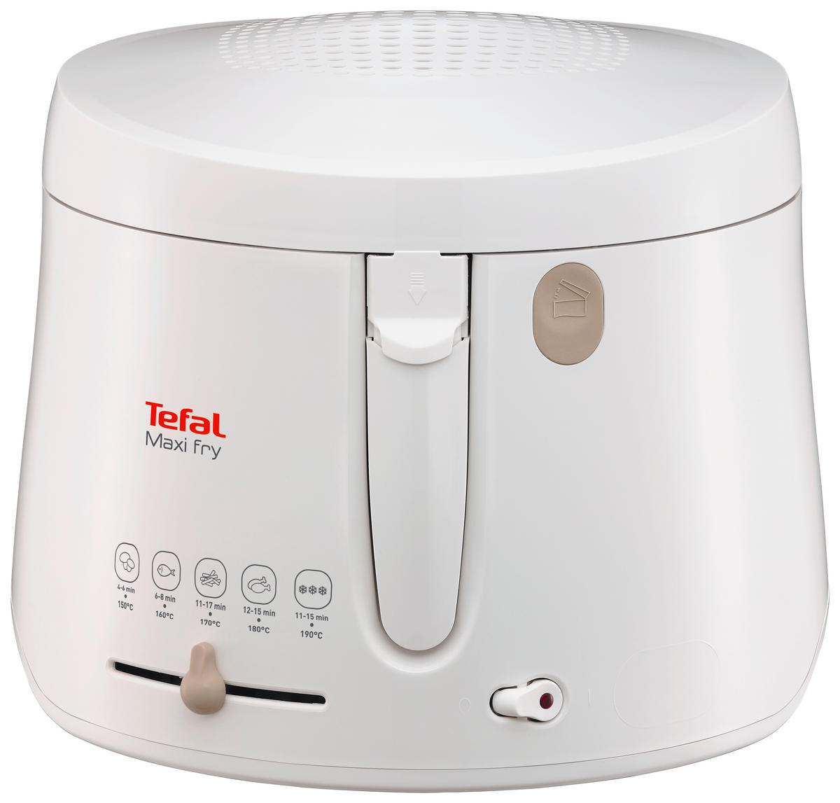 Tefal Fritteuse FF1000 weiß Kunststoff B/H/T: ca. 35x26x36 cm ca. 1,2 l Fritteuse_Maxifry_Tefal - weiß (35,00/26,00/36,00cm) - Tefal
