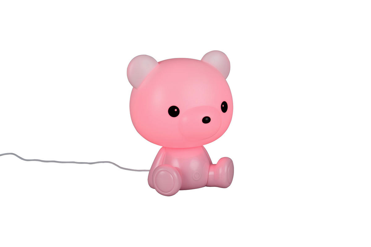 Reality LED Tischleuchte CUTIE pink Kunststoff B/H/T: ca. 21x25,5x19 cm 1 Brennstellen Cutie - pink (21,00/25,50/19,00cm) - Reality