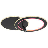 GLOBO Deckenleuchte 67304D1 MARIAN - schwarz/Opal (69,50/49,20/13,50cm) - GLOBO