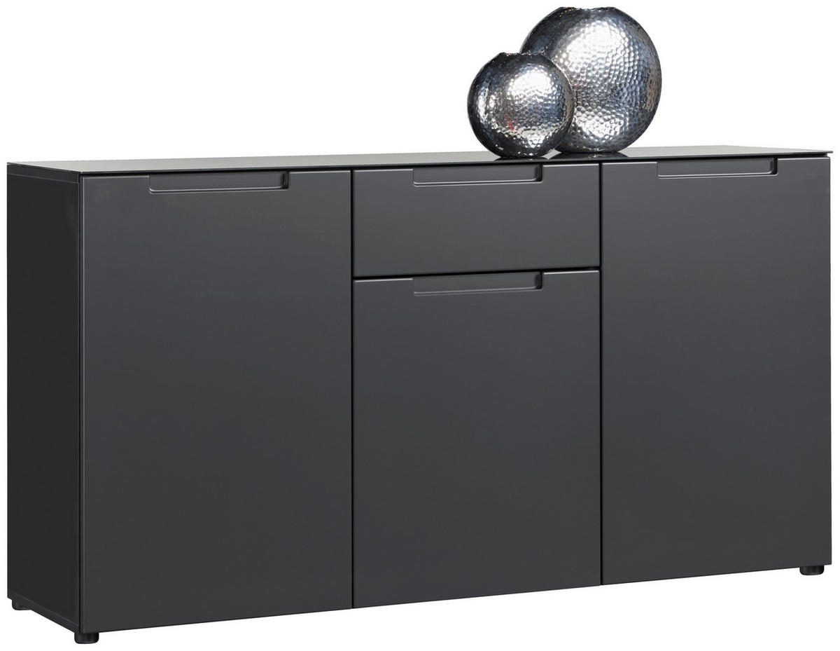 Kommode Mailand anthrazit B/H/T: ca. 146x79x40 cm Mailand - anthrazit (146,00/79,00/40,00cm)