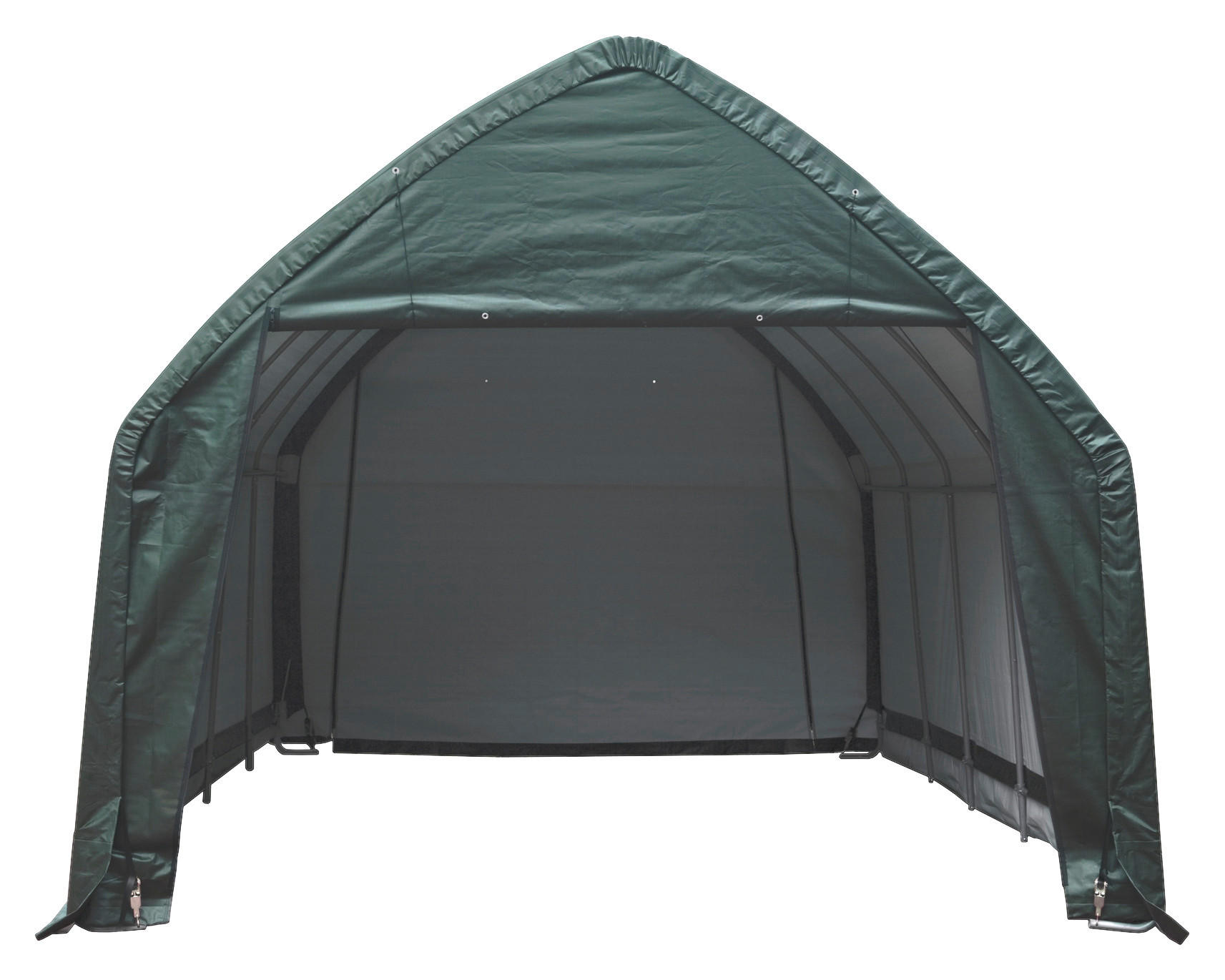 ShelterLogic Garage-in-a-Box B/H/T: ca. 390x370x610 cm Garage-in-a-Box - grün (390,00/370,00/610,00cm) - ShelterLogic