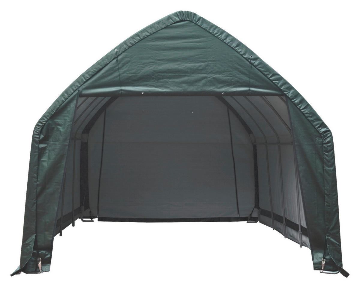 ShelterLogic Garage-in-a-Box B/H/T: ca. 390x370x610 cm Garage-in-a-Box - grün (390,00/370,00/610,00cm) - ShelterLogic