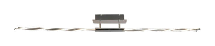 Näve Leuchten LED Deckenleuchte NV1266242 Chrom Metall Kunststoff B/H: ca. 8x14 cm null 1 Brennstellen Twist - Chrom (8,00/14,00cm) - Näve Leuchten