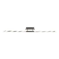 Näve Leuchten LED Deckenleuchte NV1266242 Chrom Metall Kunststoff B/H: ca. 8x14 cm null 1 Brennstellen Twist - Chrom (8,00/14,00cm) - Näve Leuchten