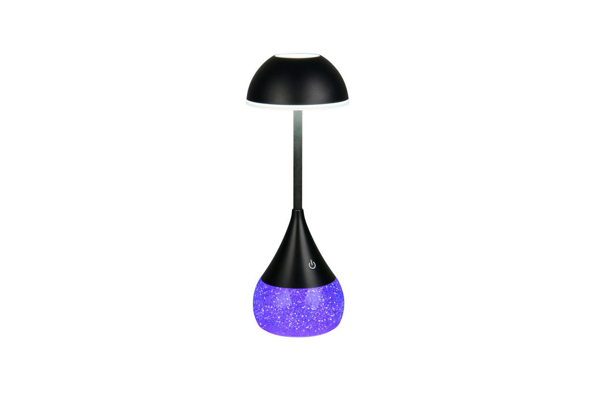 Reality Leuchten LED-Tischleuchte schwarz Kunststoff B/L: ca. 11x28,3 cm LED-Tischleuchte_Tembo - schwarz (11,00/28,30cm) - Reality Leuchten