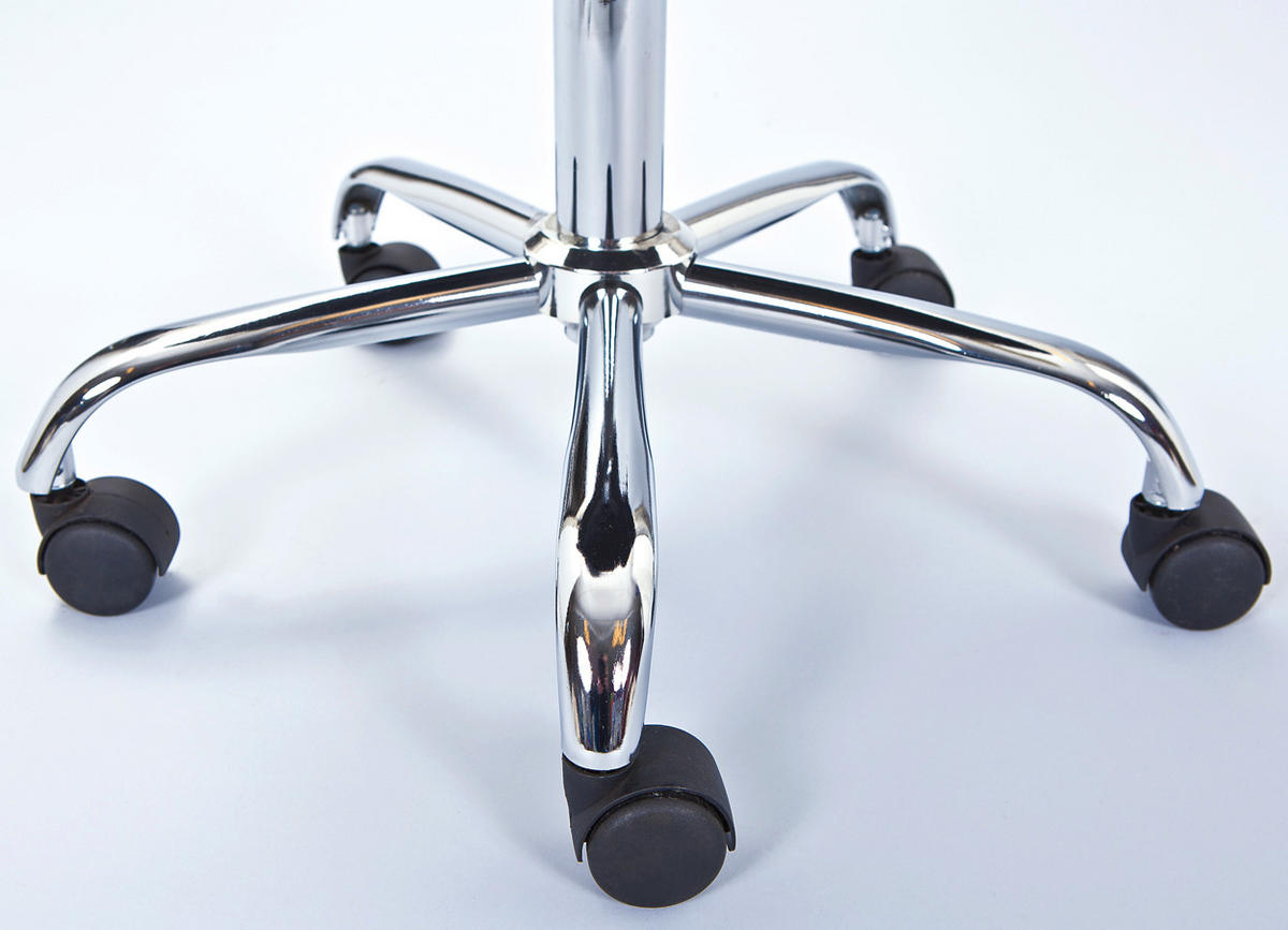 Drehstuhl Bonnie grau Kunststoff Metall Bonnie - grau (43,00/89,00/53,00cm) - Inter Link