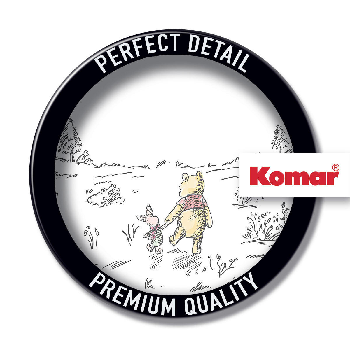 Komar Fototapete Winnie the Pooh Walk IADX4-043 B/H: ca. 200x280 cm Winnie the Pooh Walk IADX4-043 - (200,00/280,00cm) - Komar