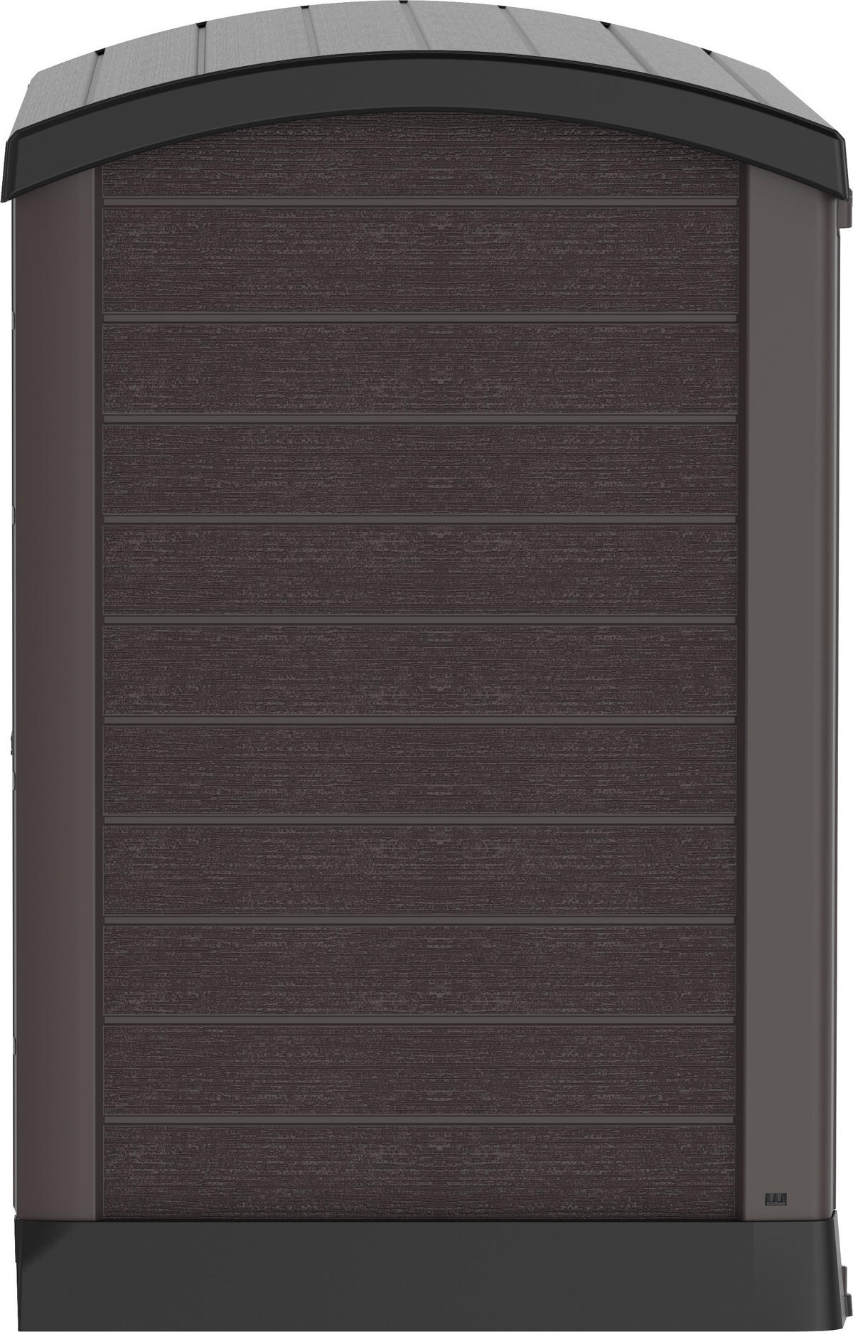 VCM Mülltonnenbox 2er StoreAway braun Kunststoff B/H/L: ca. 145x125x83 cm StoreAway - braun (83,00/145,00/125,00cm) - VCM