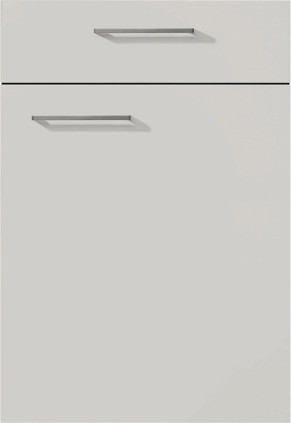 nobilia Doppelblock Touch schwarz Lacklaminat supermatt B/T/L: ca. 150x60x260 cm Touch - schwarz/goldgelb (150,00/260,00cm) - nobilia