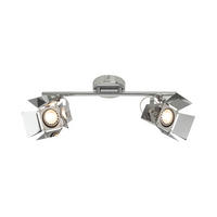 SPOT Light Spotbalken 2584228 Chrom Metall B/H: ca. 37x20 cm GU10 2 Brennstellen Photo - Chrom (37,00/20,00cm) - SPOT Light