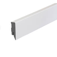Sockelleiste L/B/H: ca. 240x1,6x5,8 cm pro Stück Sockelleiste_Topline wasserfest w. - weiß (240,00/1,60/5,80cm)