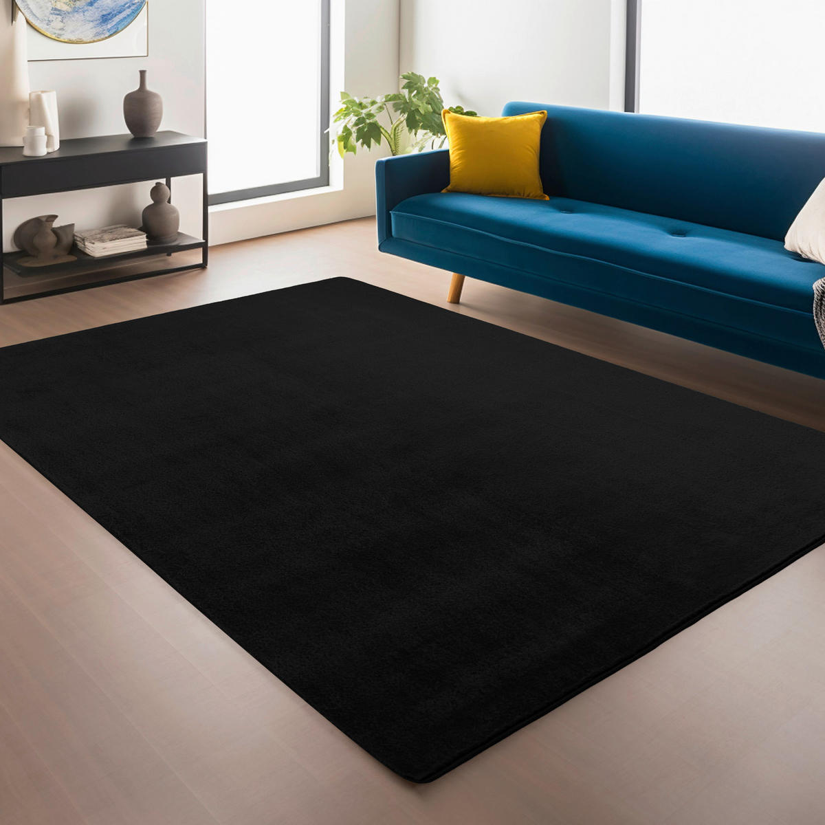 Ayyildiz Teppich JOY schwarz B/L: ca. 160x220 cm JOY - schwarz (160,00/220,00cm) - Ayyildiz