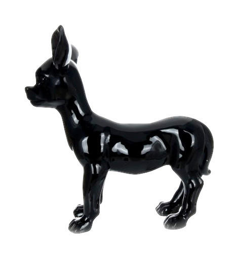Kayoom Skulptur Chihuahua 120 schwarz Kunststoff B/H/T: ca. 28x40x44 cm Chihuahua 120 - schwarz (28,00/40,00/44,00cm)