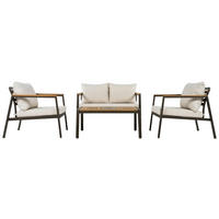 POCOline Gartensitzgruppe Grasse taupe Stahl Grasse - beige/taupe - POCOline