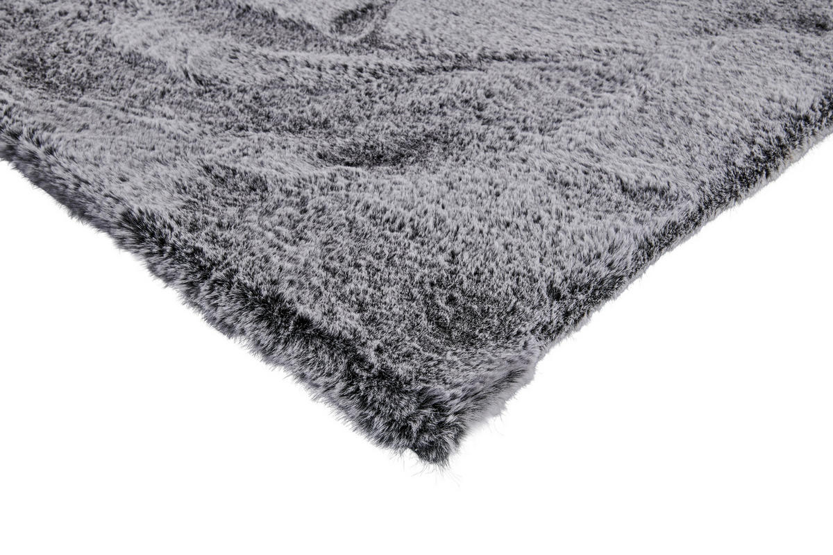 Fellimitat Maya Silbergrau B/L: ca. 60x100 cm Maya - Silbergrau (60,00/100,00cm)