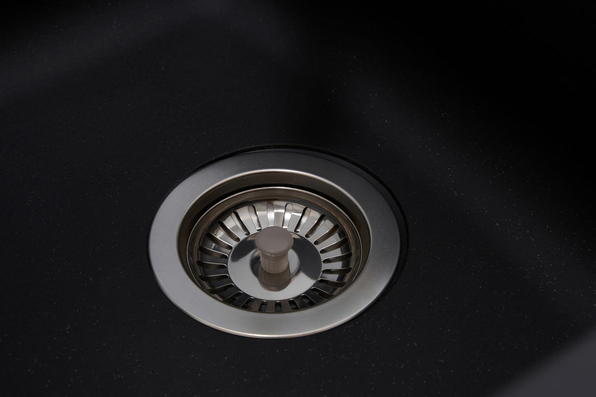 Respekta Einbauspüle Boston 100 x 50 S schwarz Mineralite B/H/T: ca. 100x20x50 cm Boston 100 x 50 S - schwarz (100,00/20,00/50,00cm) - Respekta