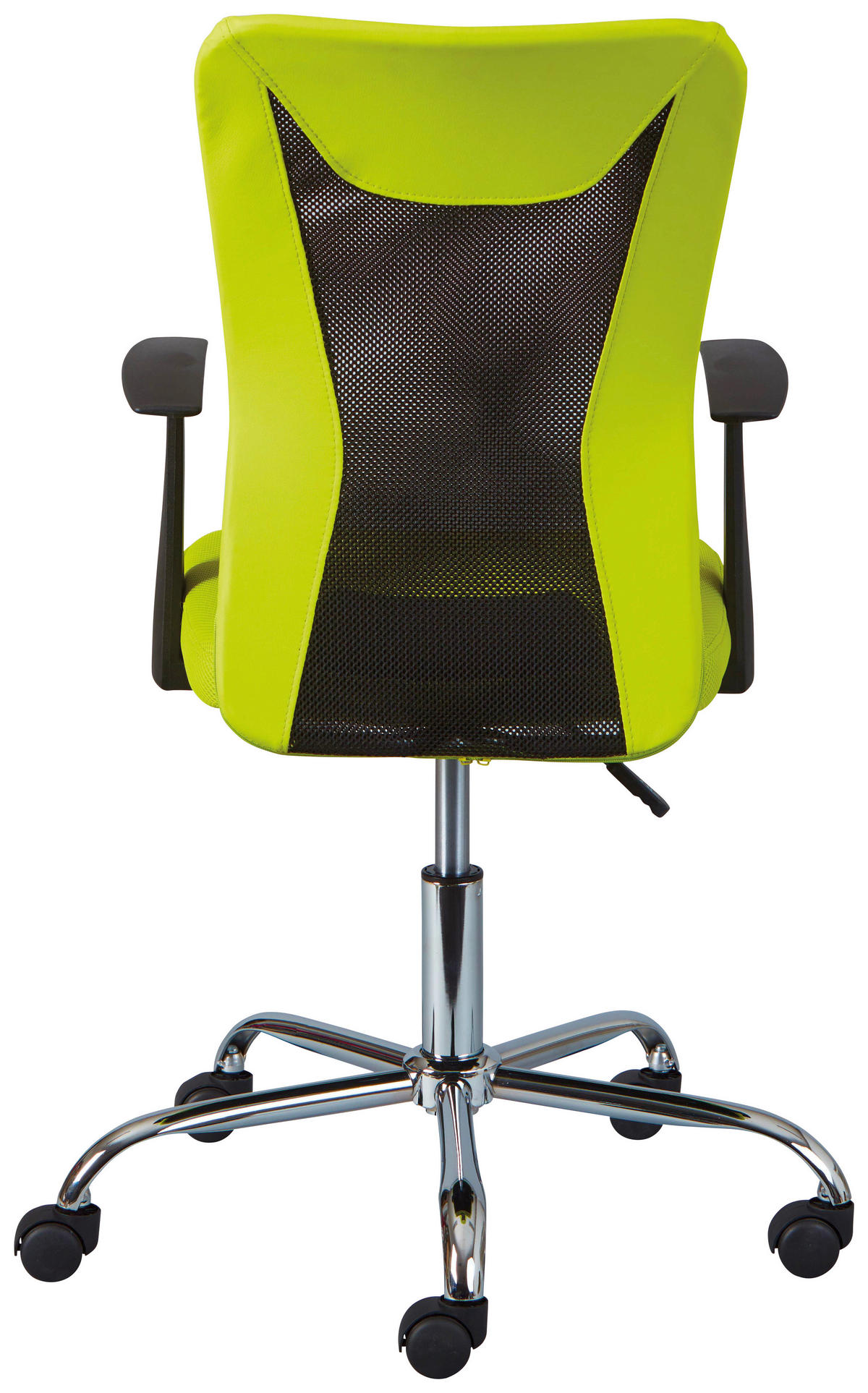 Drehstuhl Donny grün schwarz Kunstleder Netzstoff Donny - schwarz/grün (55,00/85,00/54,50cm) - Inter Link