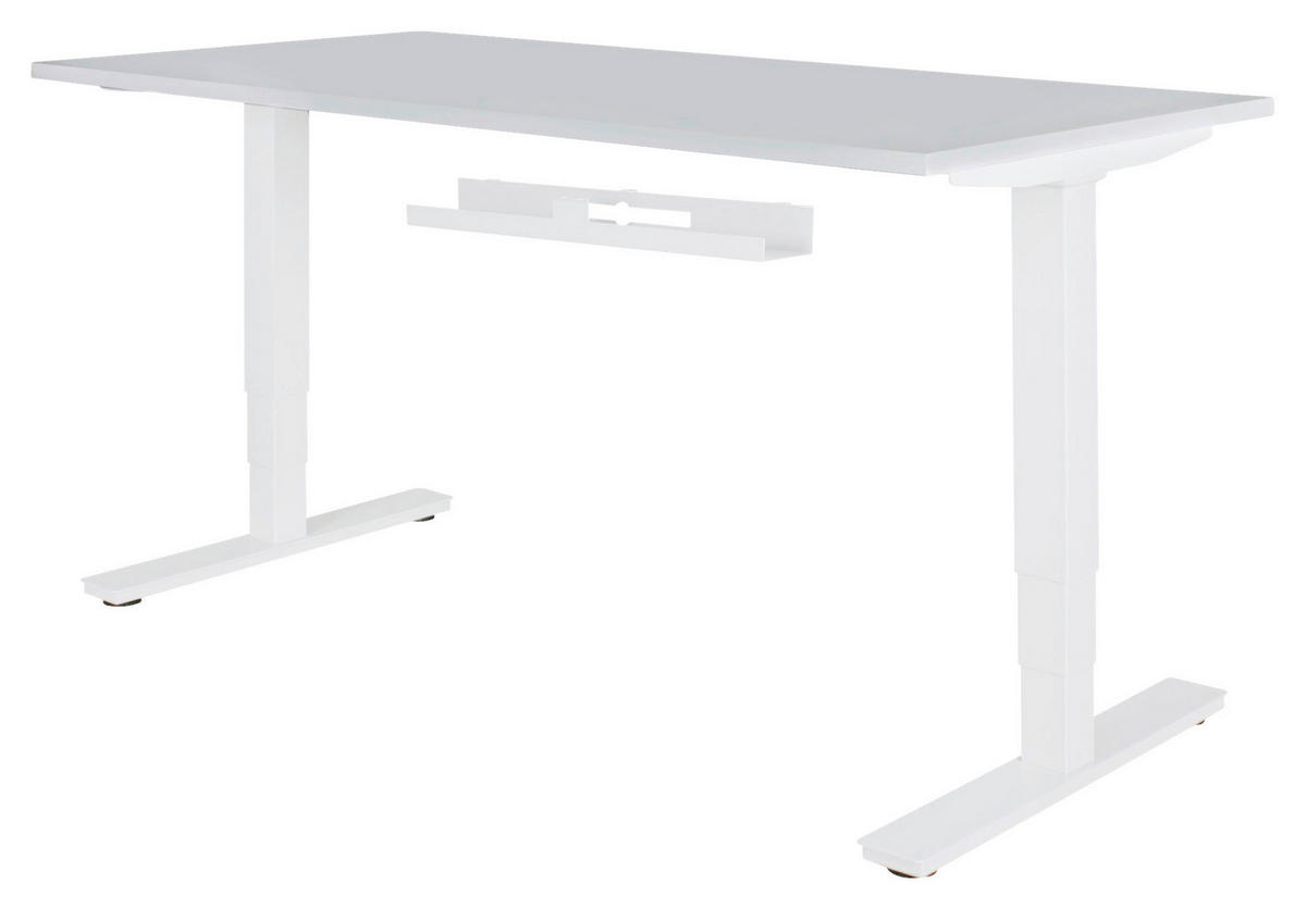 Zubehör weiß Metall B/H/T: ca. 80x7x13 cm Kabelkanal Schreibtisch - weiß (80,00/7,00/13,00cm) - Amstyle