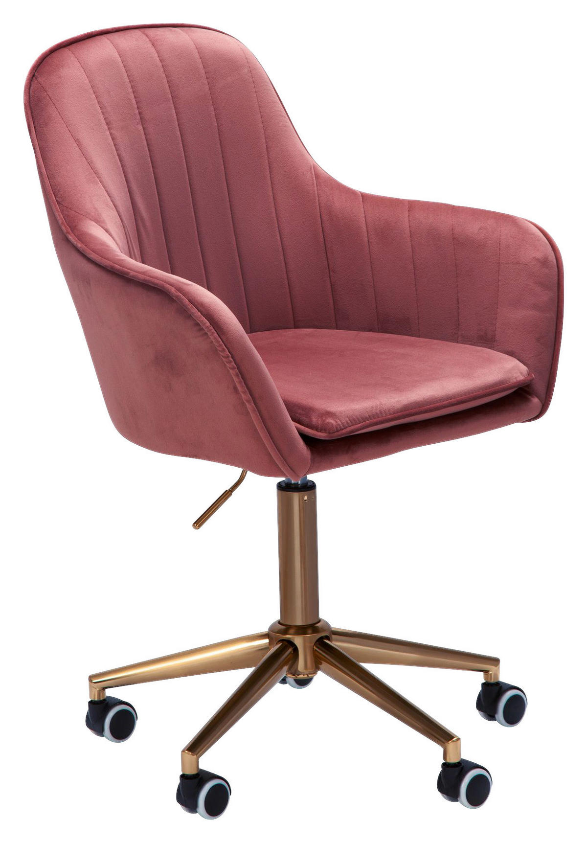 Drehstuhl rosa Bürostuhl - rosa (52,00/105,00/54,00cm) - Amstyle