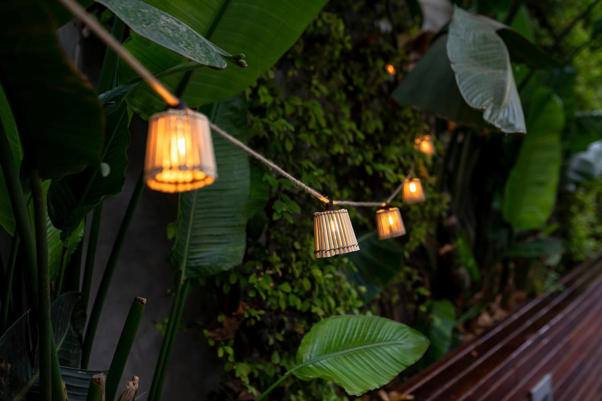LED-Lichterkette braun B/H/L: ca. 8x7x800 cm OKINAWA - braun (800,00/8,00/7,00cm) - NewGarden