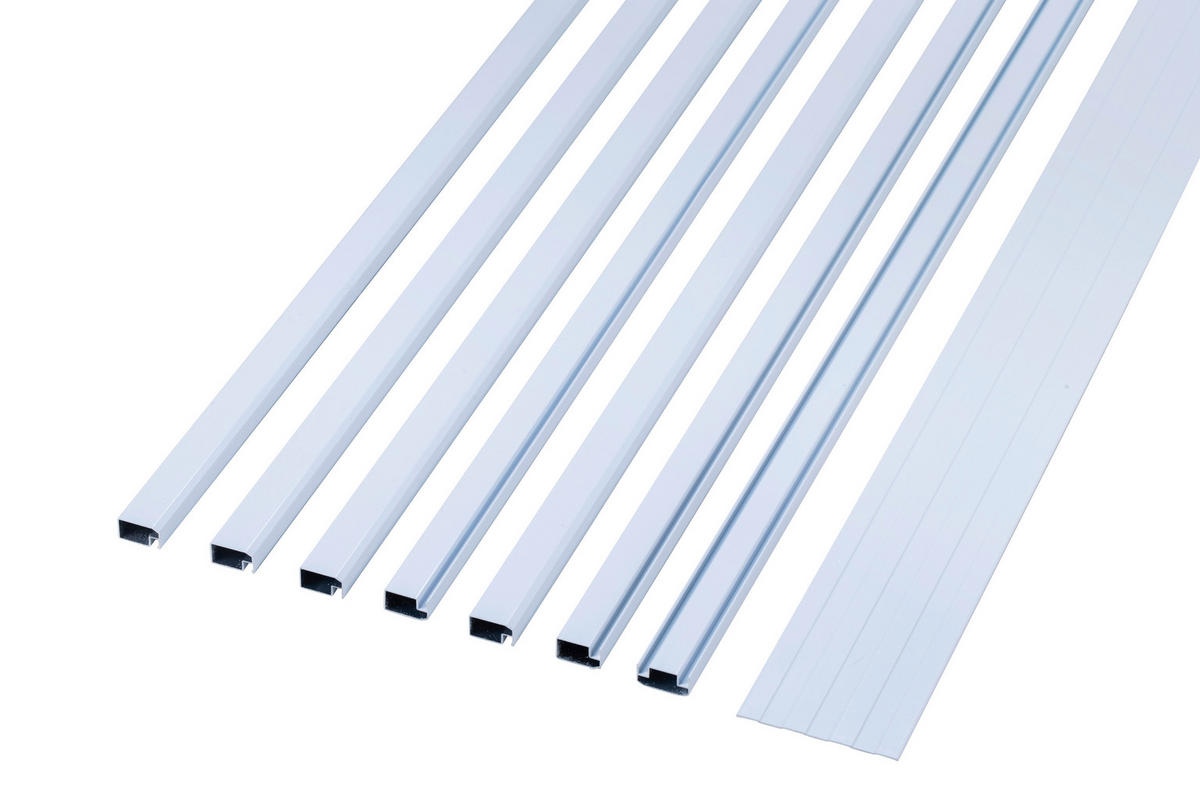 Fliegengitter weiß B/L: ca. 100x210 cm Fliegengitter-Spannrahmen-Tür - weiß (100,00/210,00cm)