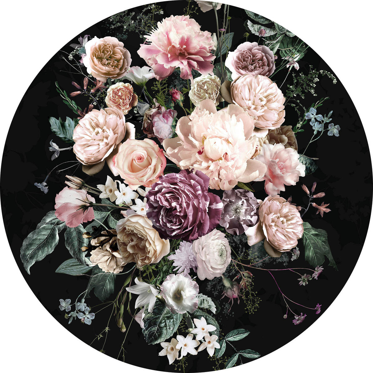 Komar Fototapete Enchanted Flowers D: ca. 125 cm Enchanted Flowers - (125,00cm) - Komar
