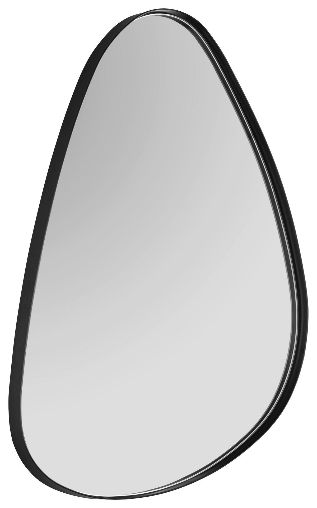Metallspiegel Britta schwarz Metall B/H/T: ca. 35x50x3 cm Britta - schwarz (35,00/50,00/3,00cm)