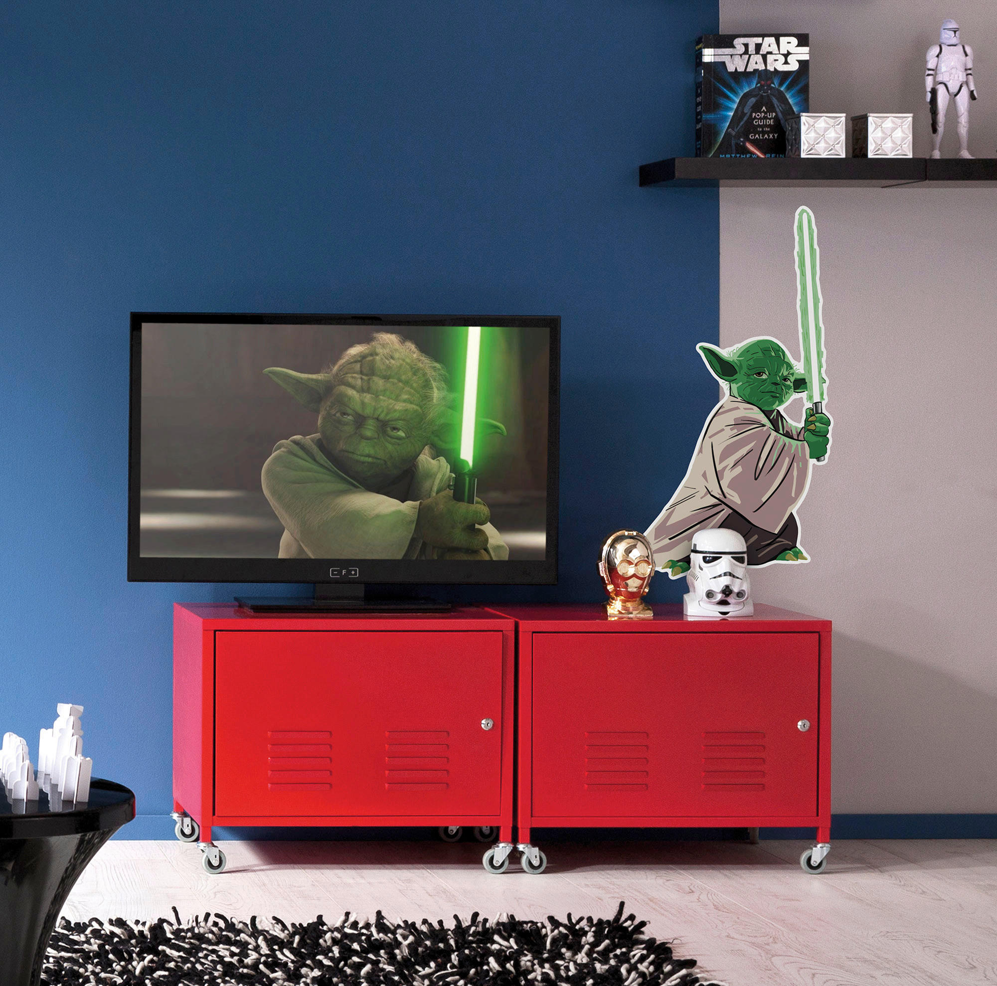Komar Wandtattoo Star Wars Yoda training Session  Star Wars Yoda training Session B/L: ca. 50x70 cm Star Wars Yoda training Session - (50,00/70,00cm) - Komar