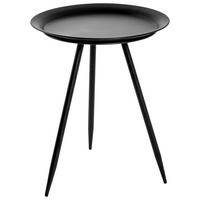 Beistelltisch  schwarz lackiert Metall H/D: ca. 47x38 cm Hans_1_Beistelltisch 20510 - schwarz (38,00/47,00cm)