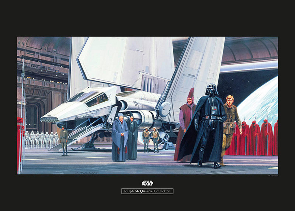Komar Poster Star Wars Classic RMQ Death Star Sh Star Wars B/L: ca. 70x50 cm Star Wars Classic RMQ Death Star Sh - (70,00/50,00cm) - Komar