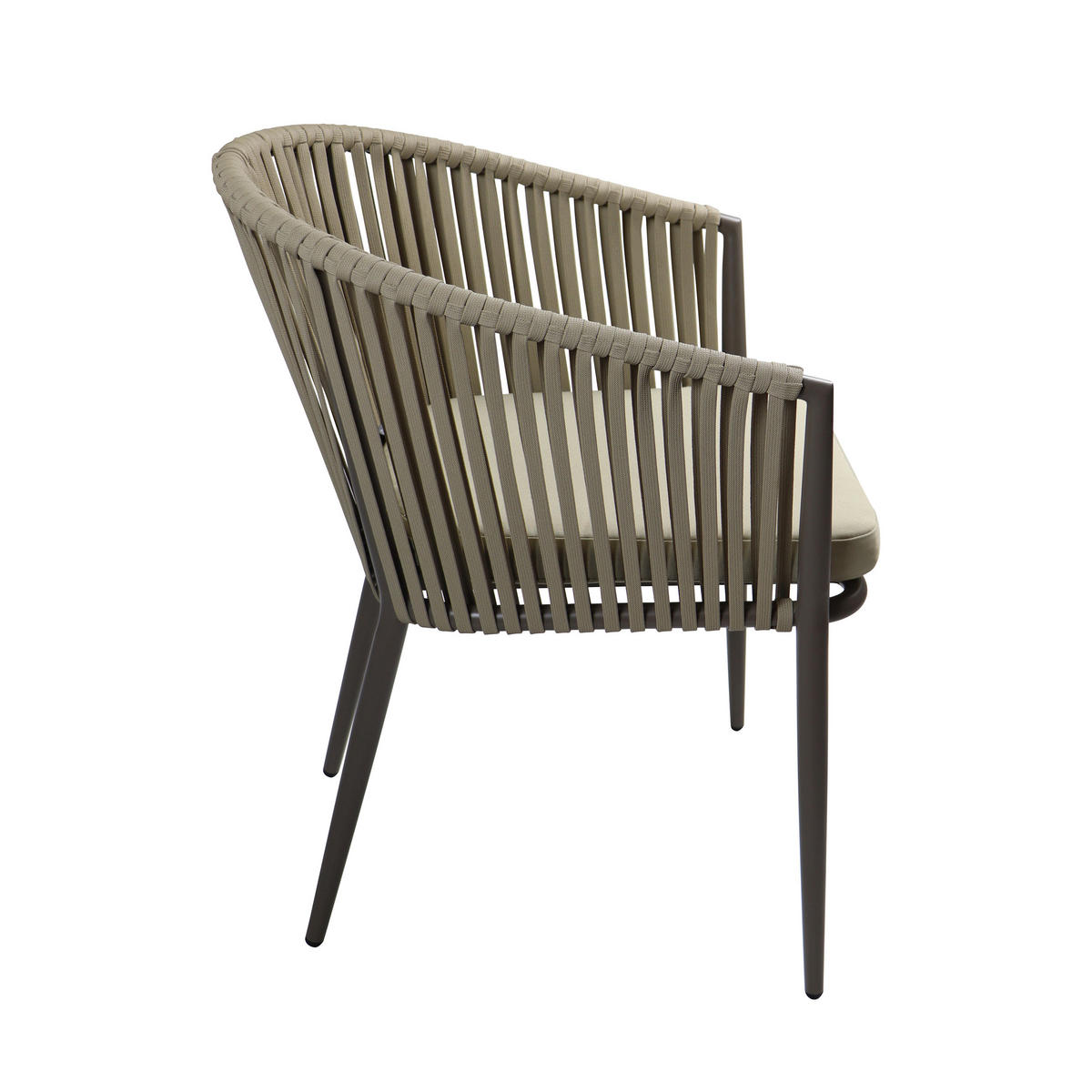 AXI Outdoor Living Gartensitzgruppe Resi taupe Metall B/H/L: ca. 100x79x200 cm Resi - taupe (200,00/100,00/79,00cm) - AXI Outdoor Living