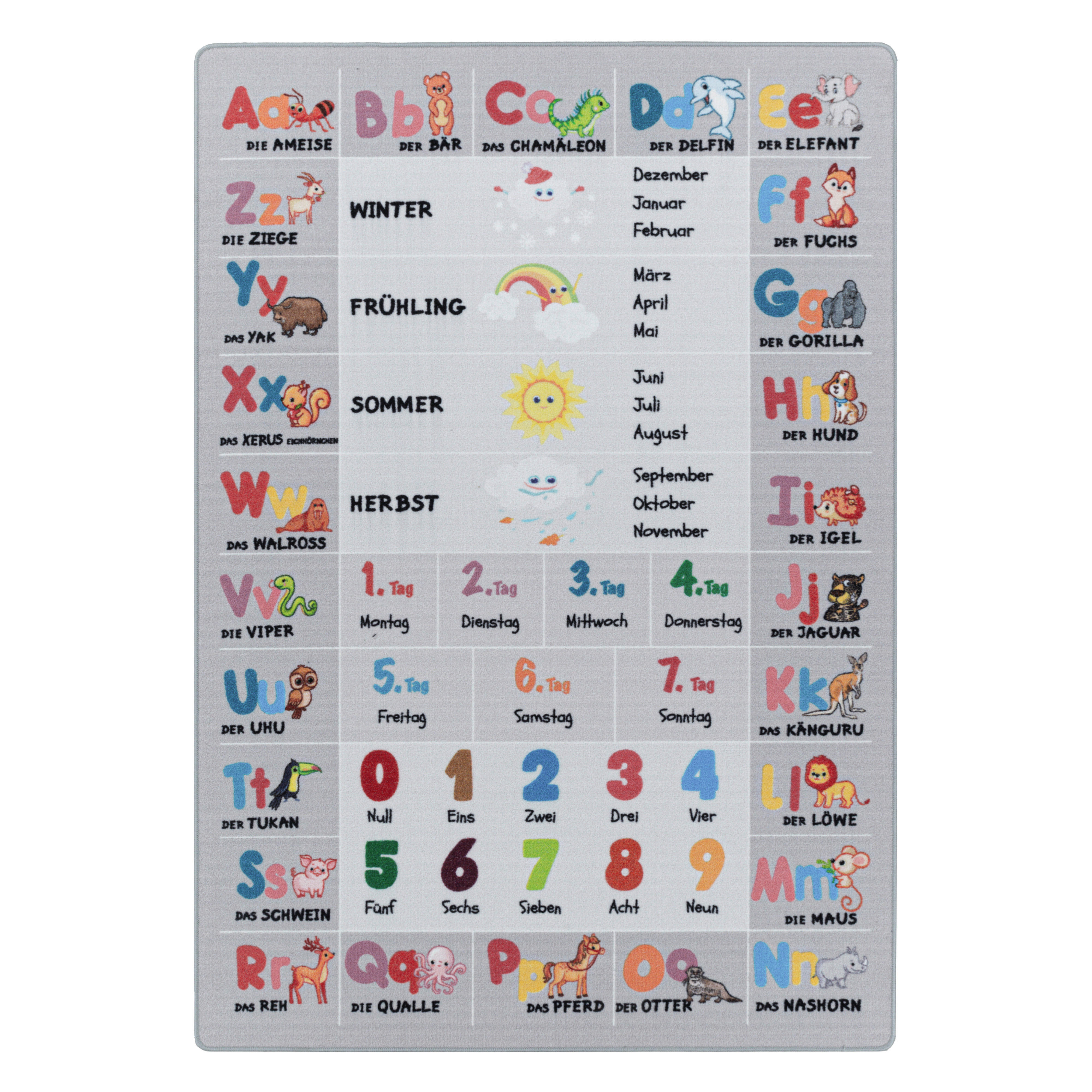 Thumbnail - Ayyildiz Teppich PLAY grau B/L: ca. 80x120 cm