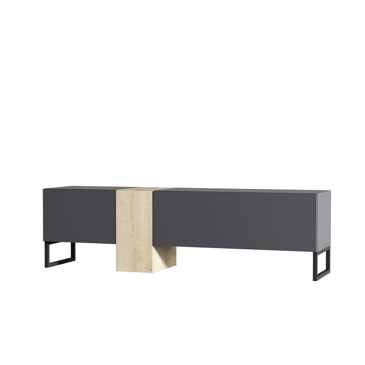 TV-Lowboard 9161 anthrazit Saphir B/H/T: ca. 157x45x37 cm 9161 - Saphir/anthrazit (157,00/45,00/37,00cm) - moebel17