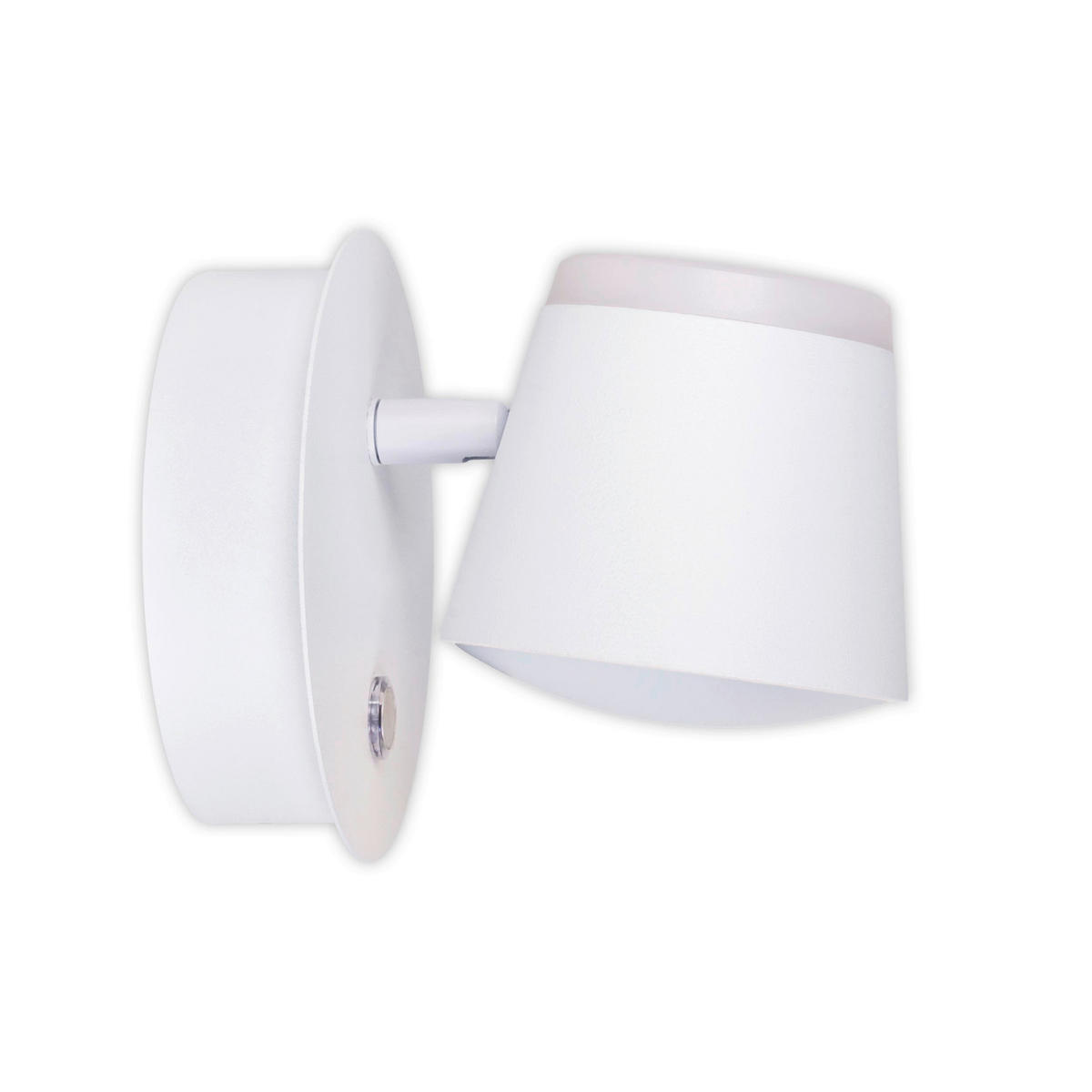 Näve Leuchten LED-Wandleuchte weiß Metall Kunststoff B/H/T: ca. 12x12x14,5 cm TONDO - weiß (12,00/12,00/14,50cm) - Näve Leuchten